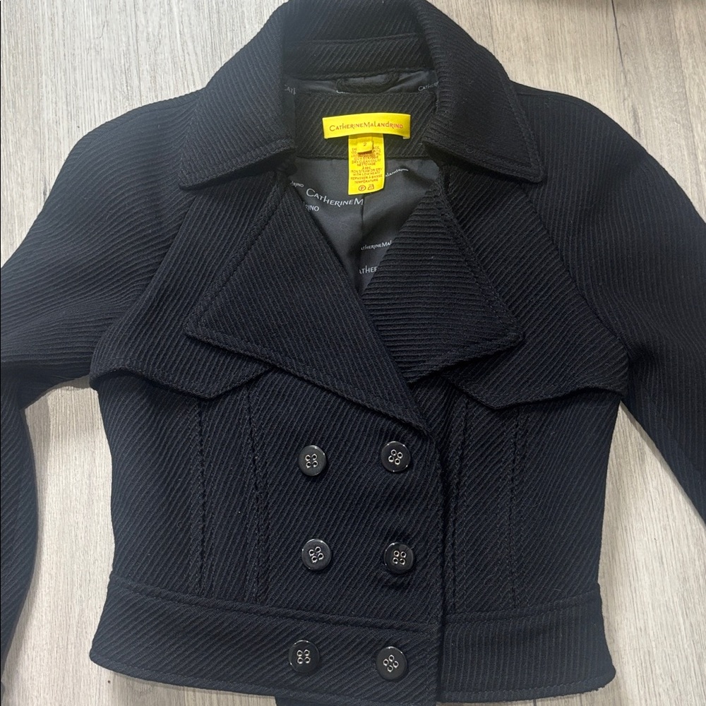 Catherine Malandrino Black and Yellow Garment